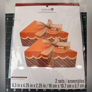 Celebrate It   Fall Pie Slice Boxes